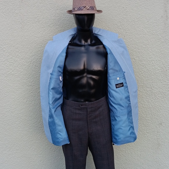 HABAND EXECUTIVE DIVISION MEN'S DELUXE (2) BUTTON BLAZER (CHINA) - Picture 12 of 17